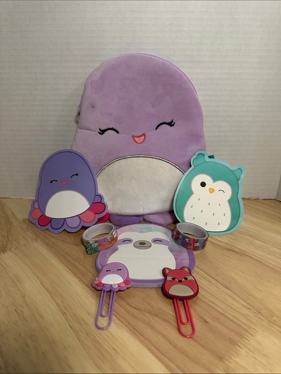 Squishmallows Other - Beula Octopus 🐙 Squishmallows Stationary Set ✏️